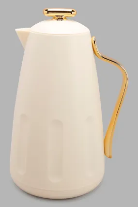 Cream Vacuum Flask (1.0 Liter)