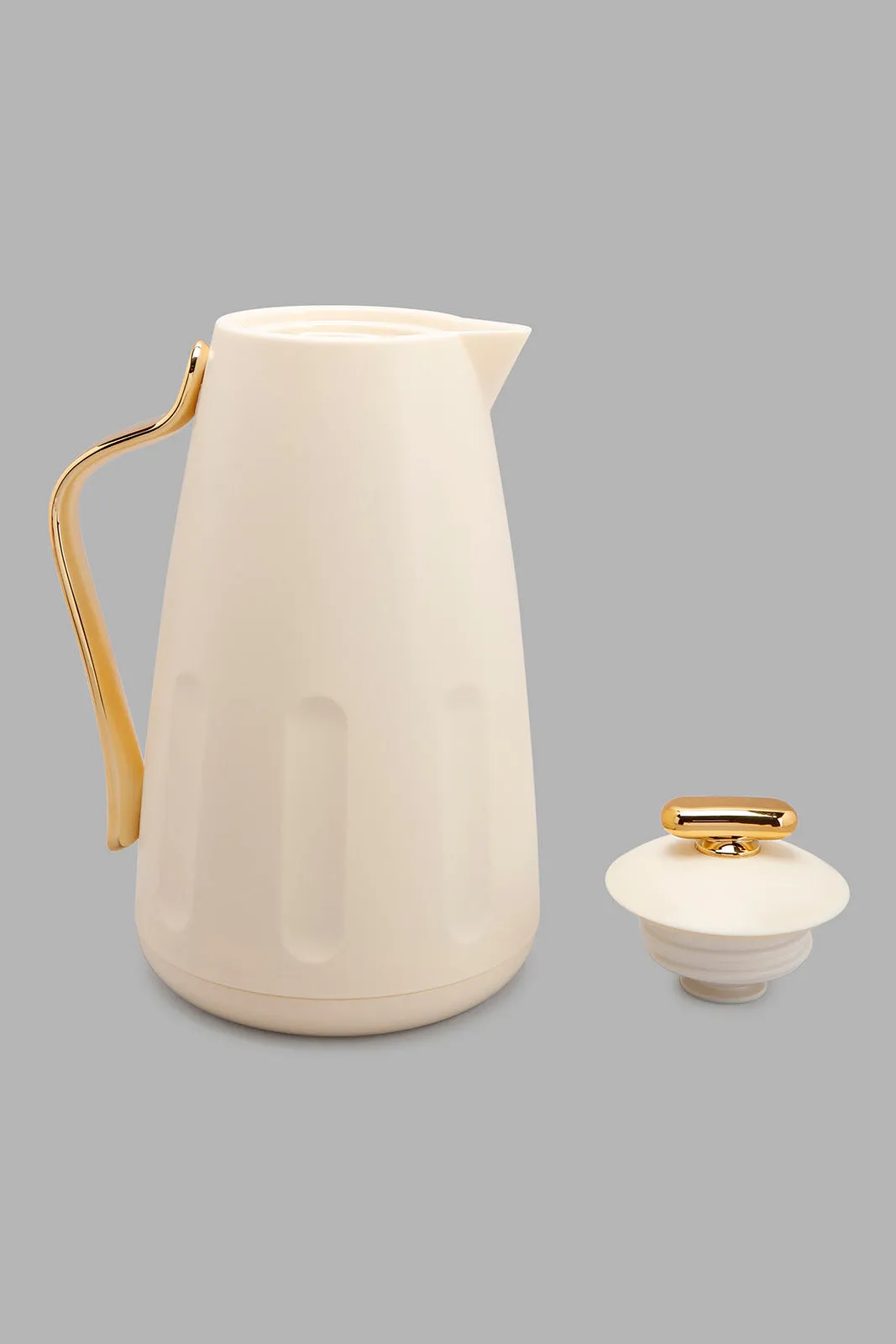 Cream Vacuum Flask (1.0 Liter)