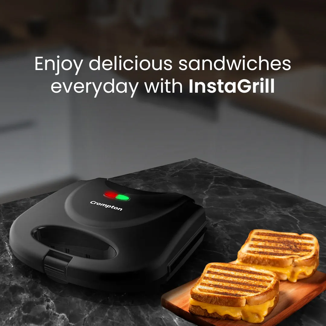 Crompton InstaServe Grill Sandwich Maker | 800 Watts