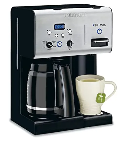 Cuisinart Plus 12-Cup Hot Water Coffee Maker, Black/Stainless