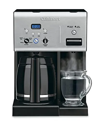 Cuisinart Plus 12-Cup Hot Water Coffee Maker, Black/Stainless