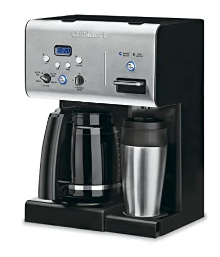 Cuisinart Plus 12-Cup Hot Water Coffee Maker, Black/Stainless