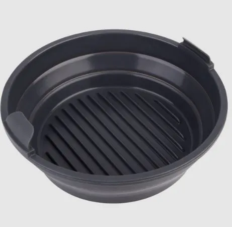 Daily Bake Silicone Round Collapsible Air Fryer Basket 22cm