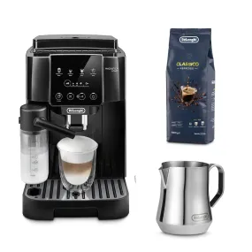 De'Longhi ECAM220.60.B Magnifica Start   Milk Frothing Jug 350ml   Classico Espresso Coffee Beans 1kg