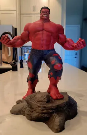 DIAMOND SELECT TOYS - MARVEL GALLERY - RED HULK STATUE 25CM