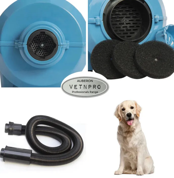 Dog Grooming Blow Dryer Pet Hair Dryer Blower 2200W 2 Speed Wind Variable plus Two step Temperature adjustable