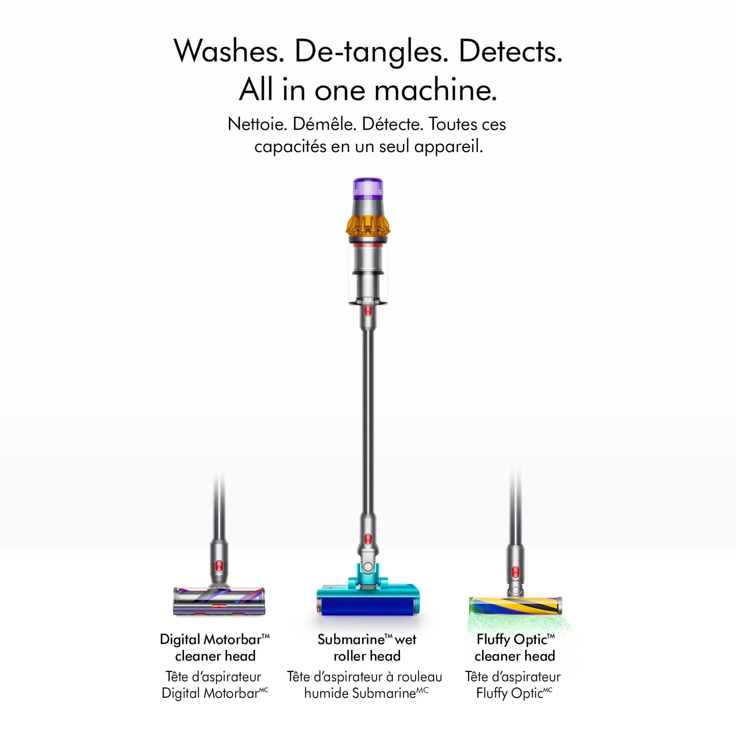 Dyson V15s Detect Submarine Cordless Stick Vacuum Cleaner- Factory Refurbished