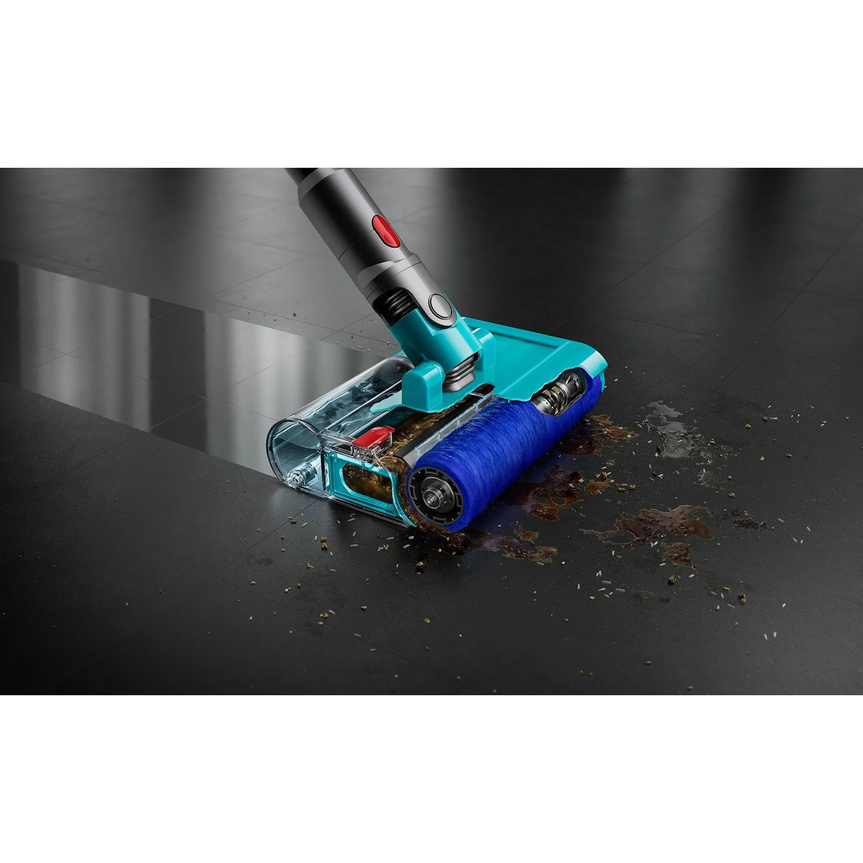 Dyson V15s Detect Submarine Cordless Vacuum Cleaner - Nickel & Blue | V15SUBMARINE