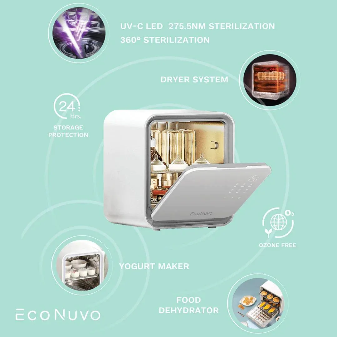 EcoNuvo UV LED Multipurpose Sterilizer, Dryer & Food Dehydrator (ECO212)