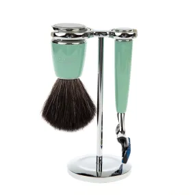 Fendrihan 3-Piece Shaving Set with Gillette Fusion and Black Fibre Brush