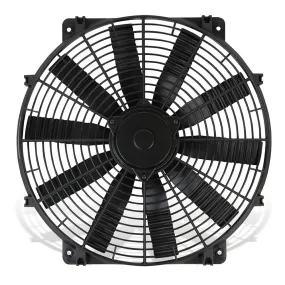 Flex-A-Lite Flex-Wave Electric Cooling Fan - 16" Fan - Push/Pull - 2660 CFM - 12V - Straight Blade - 16-1/2 x 16" - 3-3/4" - Plastic