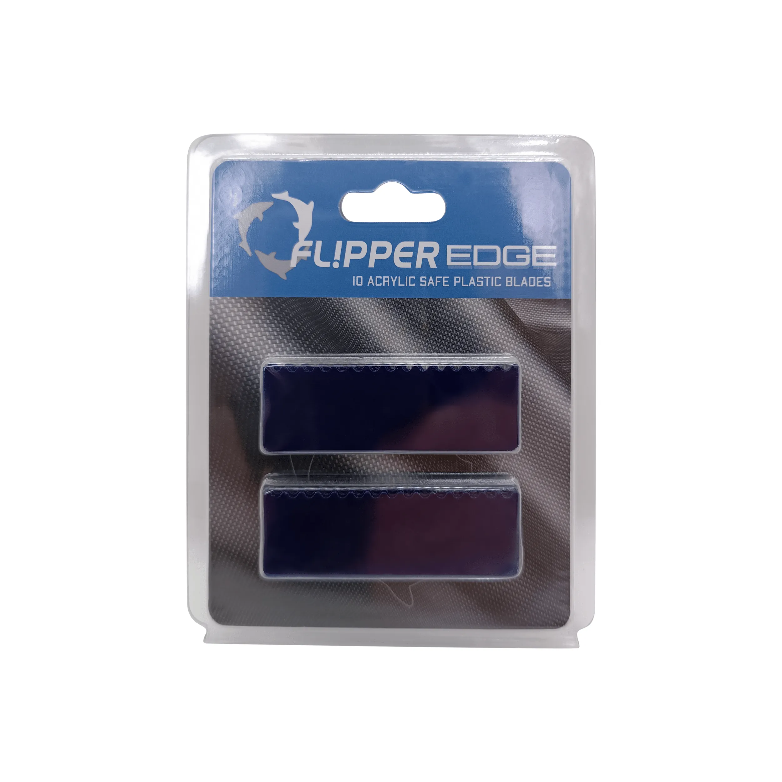 Flipper Edge Standard Acrylic Safe Plastic Blades - 10 Pack