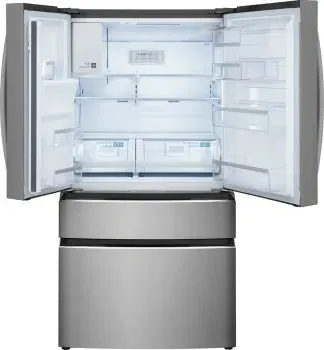 Frigidaire Gallery GRMS2773AF 26.3 Cu. Ft. Standard-Depth 4-Door French Door Refrigerator in Stainless Steel