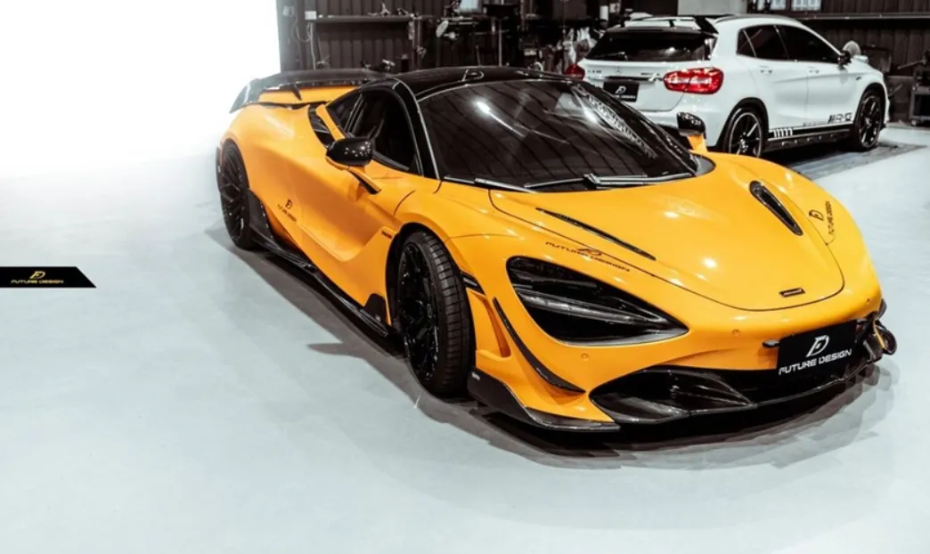 Future Design Carbon Fiber Front Bumper Canards for McLaren 720S