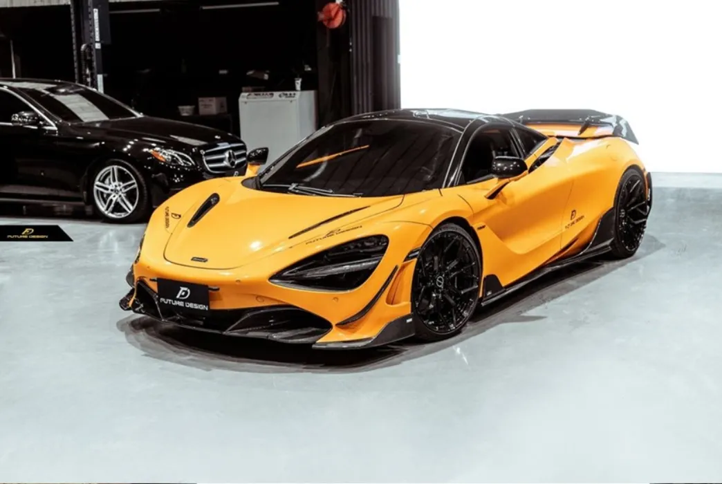 Future Design Carbon Fiber Front Bumper Canards for McLaren 720S