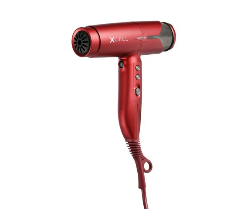 Gamma  Xcell Ionic Technology Hair Dryer Blower – RED