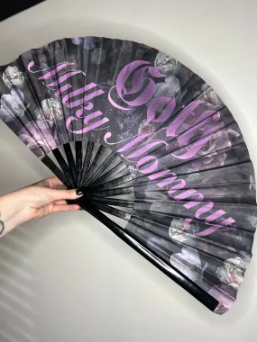 Goth Milky Mommy Hand Fan