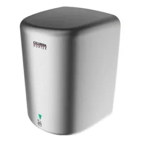 HD-617 COLUMBIA VORTEX (110V/120V) Stamped Steel Satin Chrome High Speed Hand Dryer