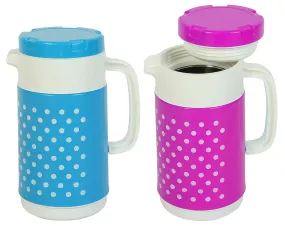 Heart Home 2 Pieces Insulated Orchid Tuff Jug Flask 1500 Ml (Pink & Blue) -Ctltc10699 Cthh12172