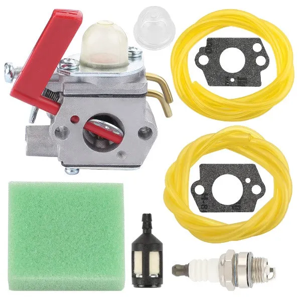 Hipa Carburetor Tune Up Kit for Homelite UT20760 UT20764 UT20769 US20751 UT15180 UT15176 B25C D725CD D825SB String Trimmer # 984534001