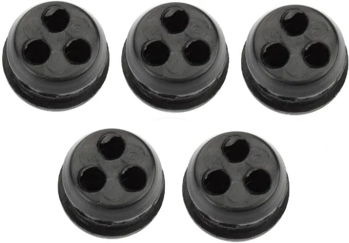 Hipa Pack-of-5 13211546730 V137000030 Fuel Tank Tube 3-Hole Grommet for ECHO SRM210 SRM210i SRM211 SRM211i SRM210U SRM211U SRM225 SRM310 SRM340 trimmers