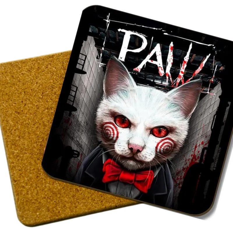 Horror Film Cat Coasters