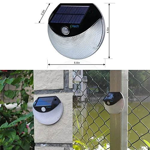 IFITech Solar LED Wall Security Light with Motion Sensor (20)