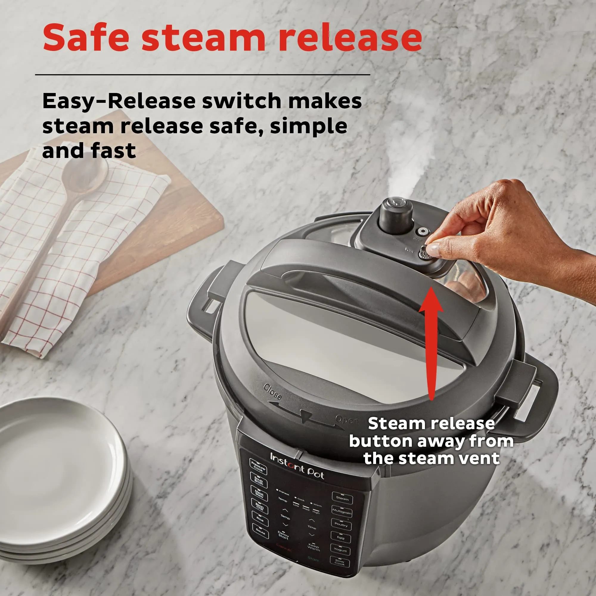 Instant Pot RIO, 7-in-1 Electric Multi-Cooker.