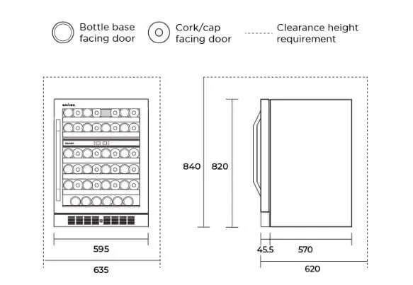 Kadeka KA45WR 45 Bottles Wine Chiller