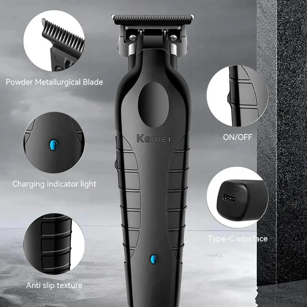 Kemei Cordless Hair Trimmer: Precision Grooming Tool