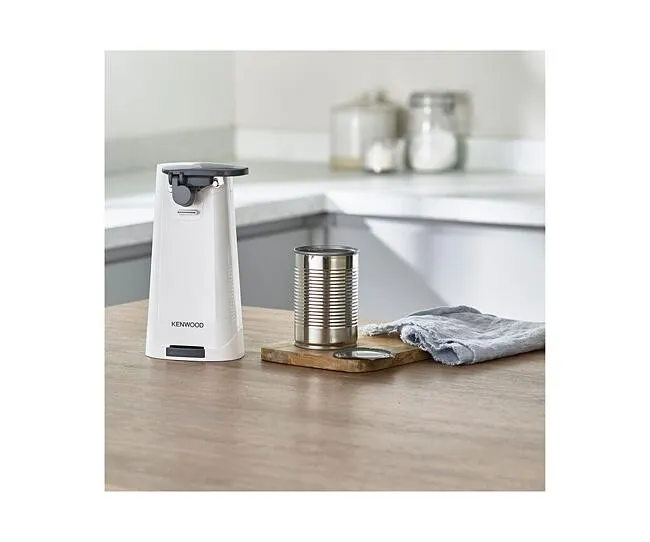 Kenwood CAP70.A0WH NEW 3-in-1 Electric Can & Bottle Opener Knife Sharpener White- NEW