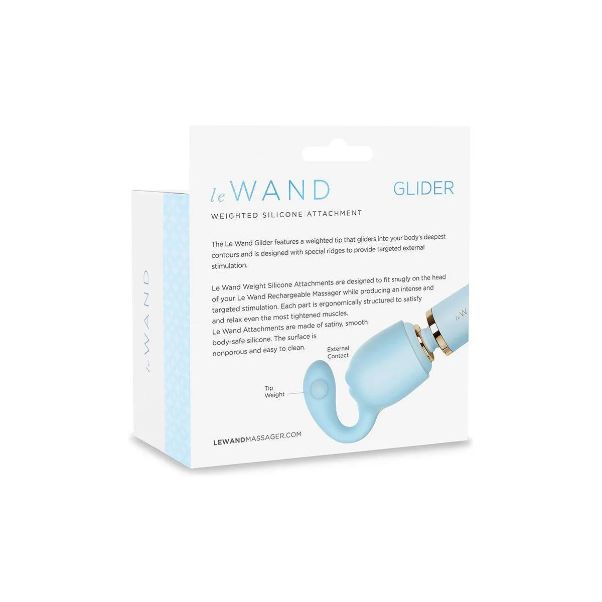 Le Wand Glider Weighted Silicone Attachment