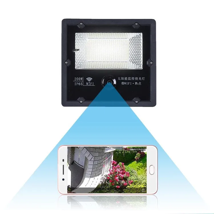 LED Solar floodlight with external Panel 200W