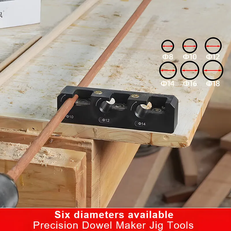 Levoite™ Dowel Maker Jig for Multi Size Wood Dowels