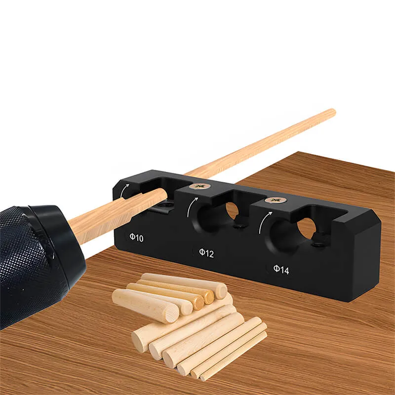 Levoite™ Dowel Maker Jig for Multi Size Wood Dowels