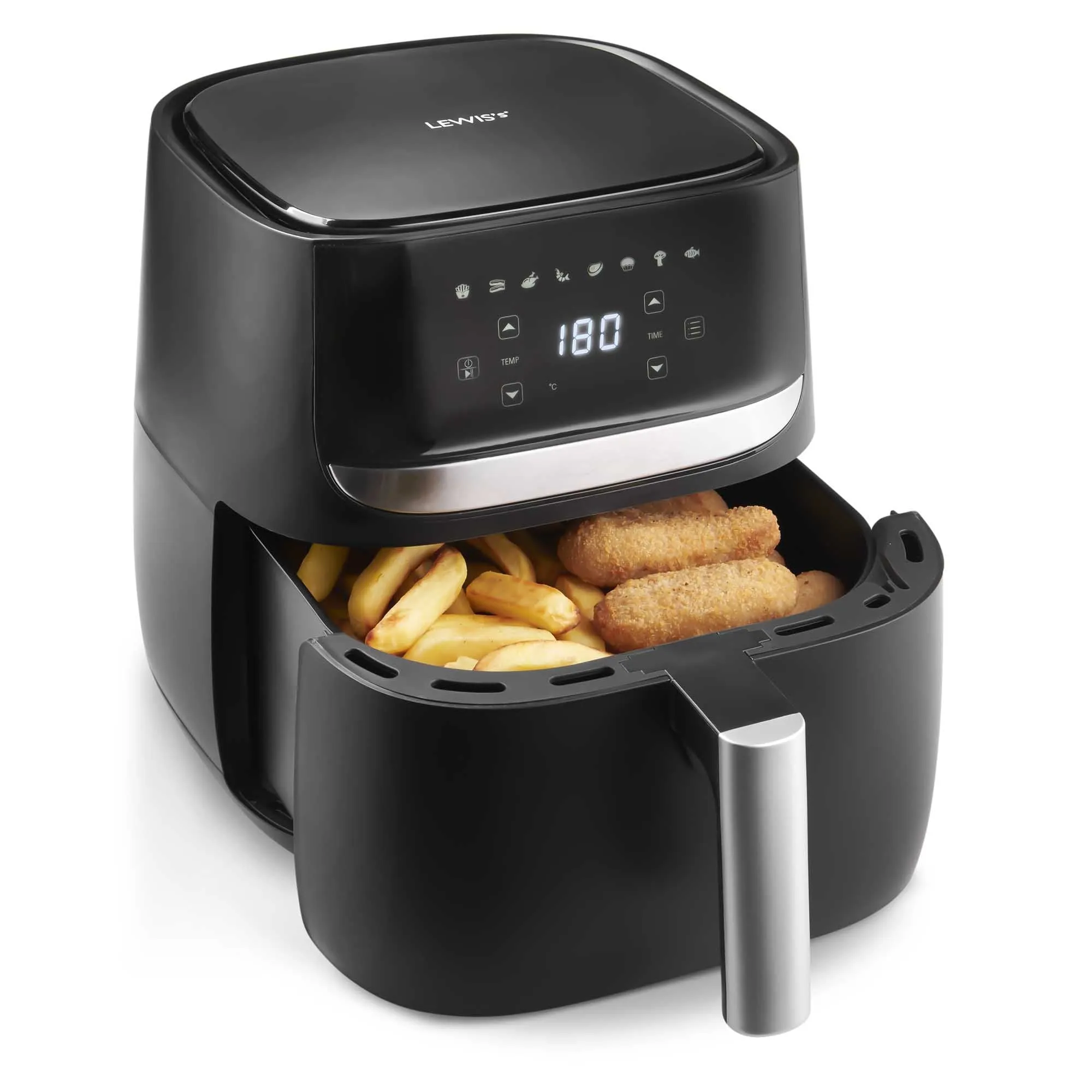 Lewis's Digital Air Fryer 5.7L 1700W - Black