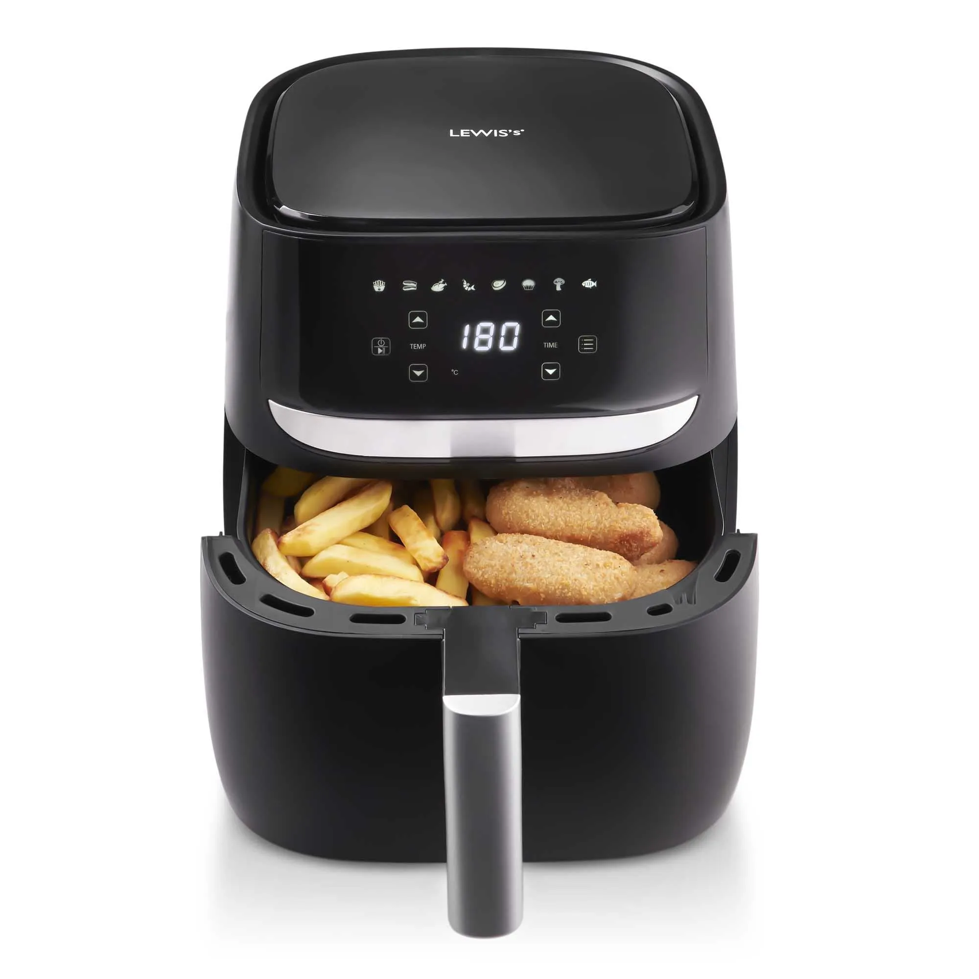 Lewis's Digital Air Fryer 5.7L 1700W - Black