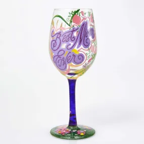 LOLITA WINE GLASS BEST MOM EVER