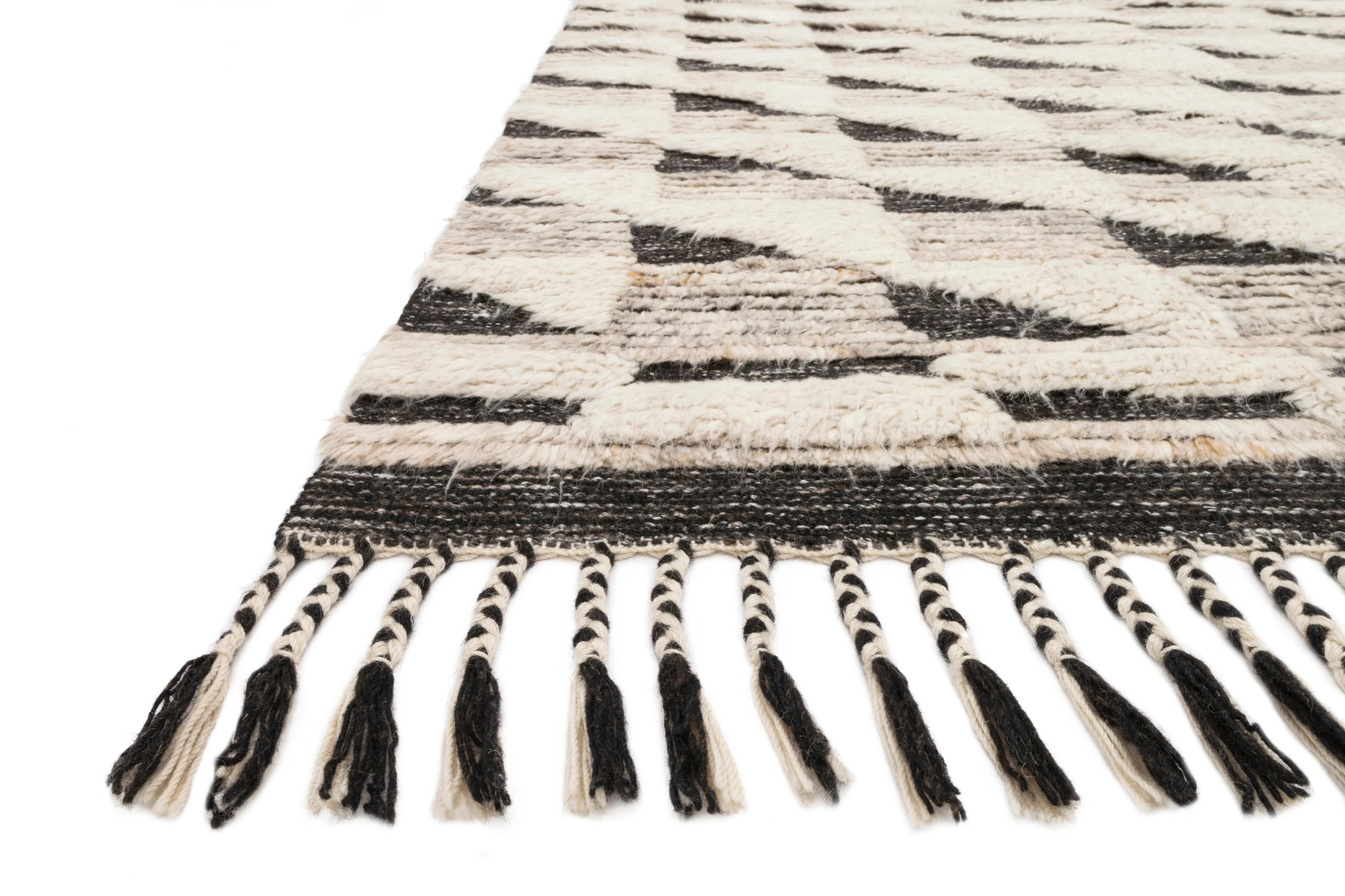 Loloi Khalid Natural / Black Rug