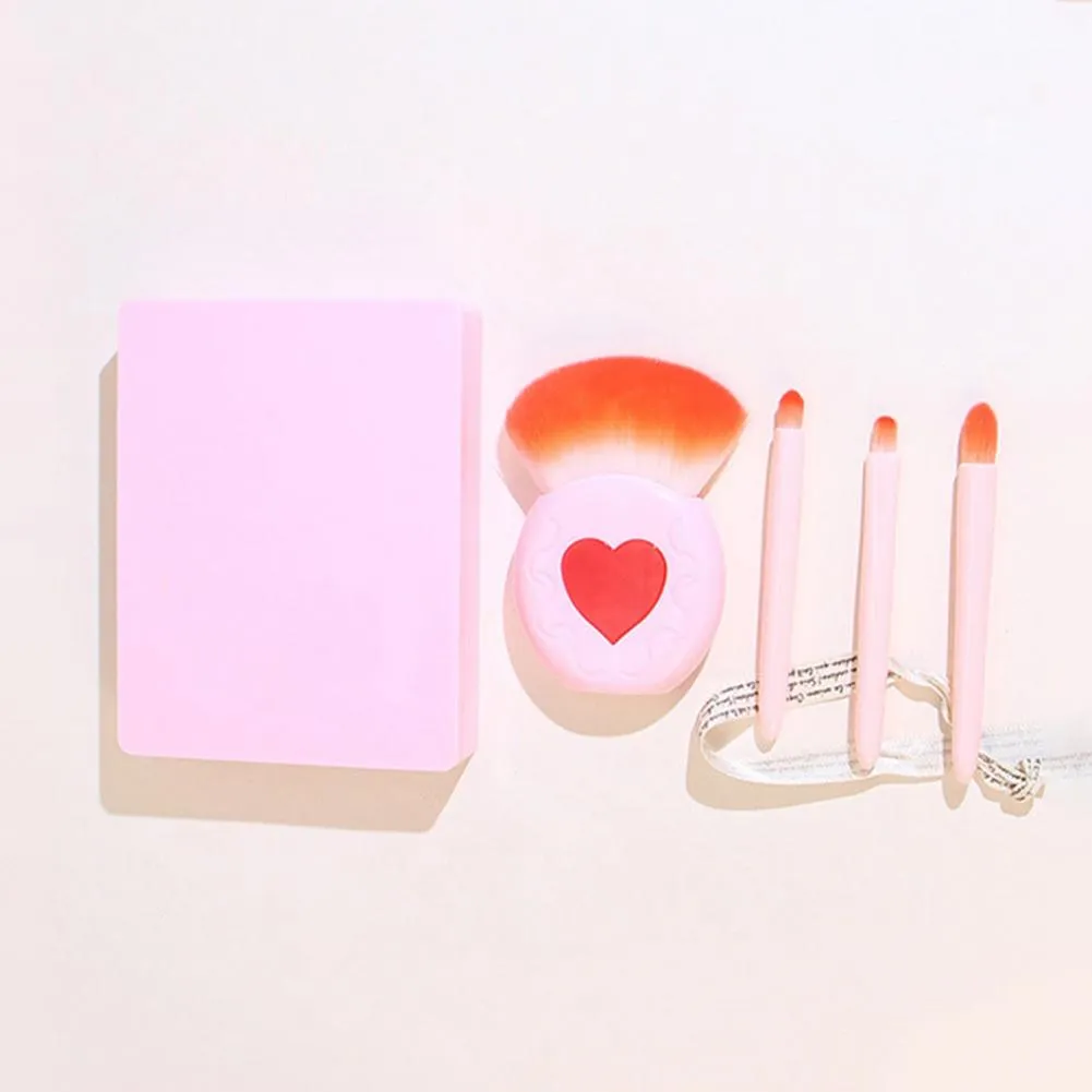 Majestic Pink Heart Makeup Brush