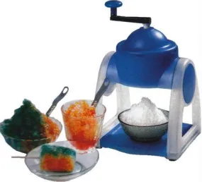 Manual Ice Gola Slush Maker, Ice Snow Maker Machine for Home, Ice Barf Crusher Cutter Set