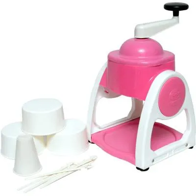 Manual Ice Gola Slush Maker, Ice Snow Maker Machine for Home, Ice Barf Crusher Cutter Set