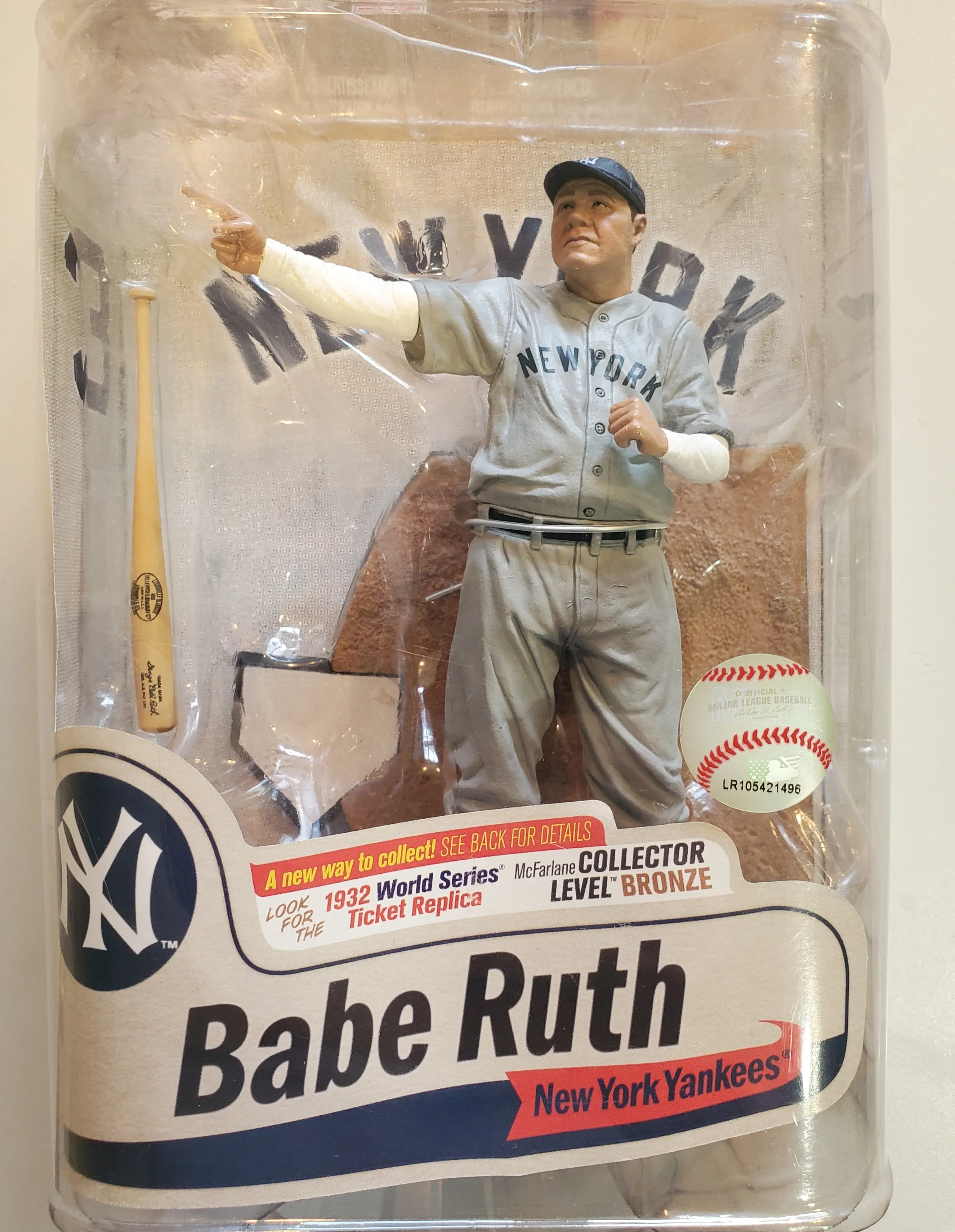 McFarlane Toys - Babe Ruth Cooperstown Collection Unopened Figurine