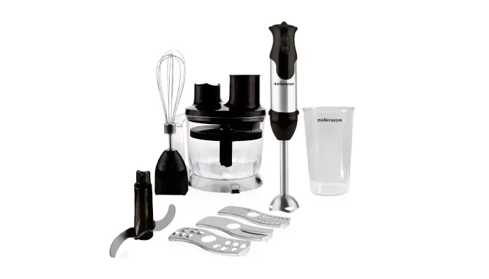 Mellerware Stick Blender With Attachments Stainless Steel Black 1500 Ml 800 W Robot 800