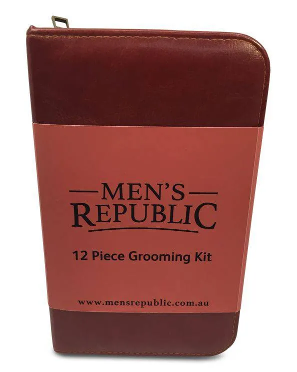 Men's Republic |  Grooming Kit - 12 Pieces in Zipper Bag