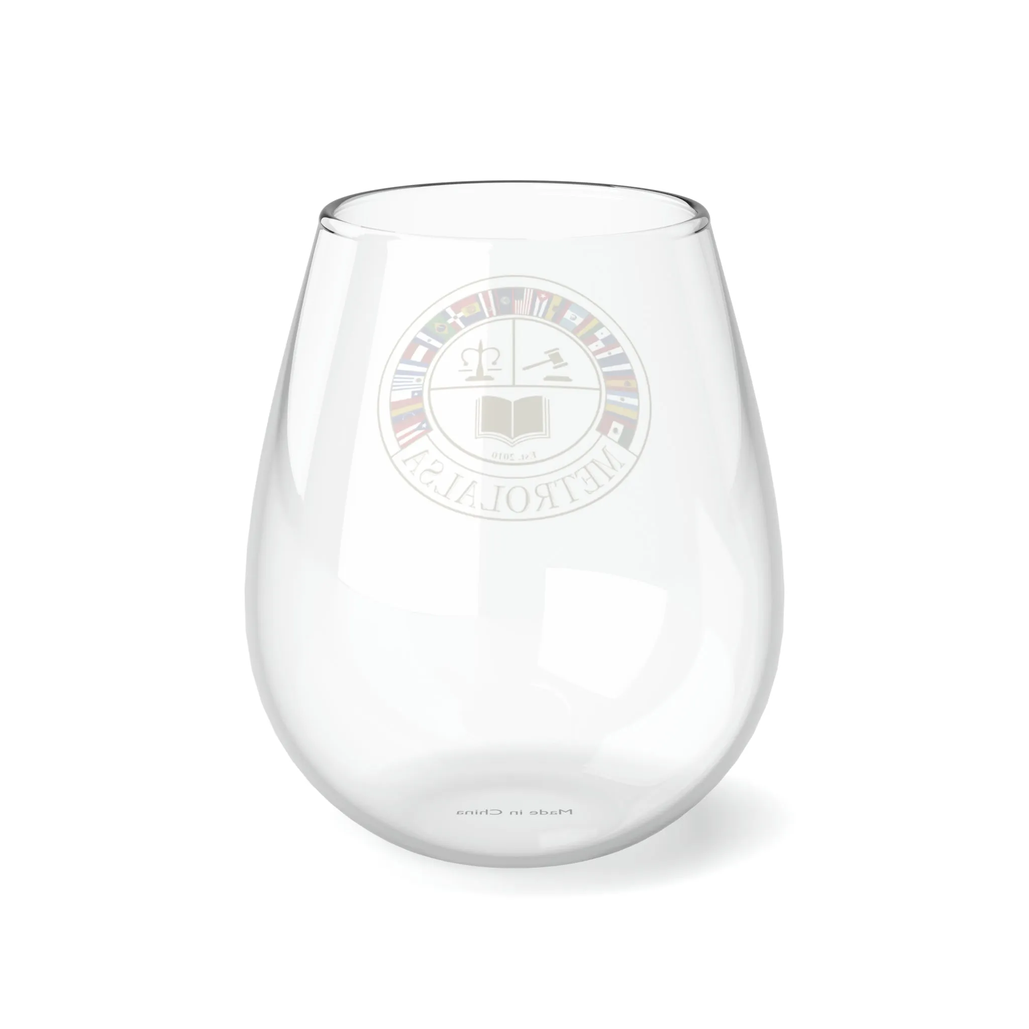 MetroLALSA Stemless Wine Glass, 11.75oz