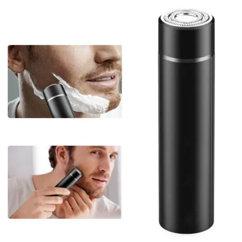 Mini Electric Shaver Rechargeable Portable Razor Washable Trimmer Beard Men Portable Electric Shaver USB Rechargeable Shaving Machine Washable Cordless Beard