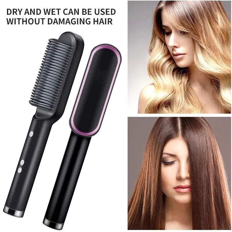 Multifunction Hair Comb Straightener HQT-909