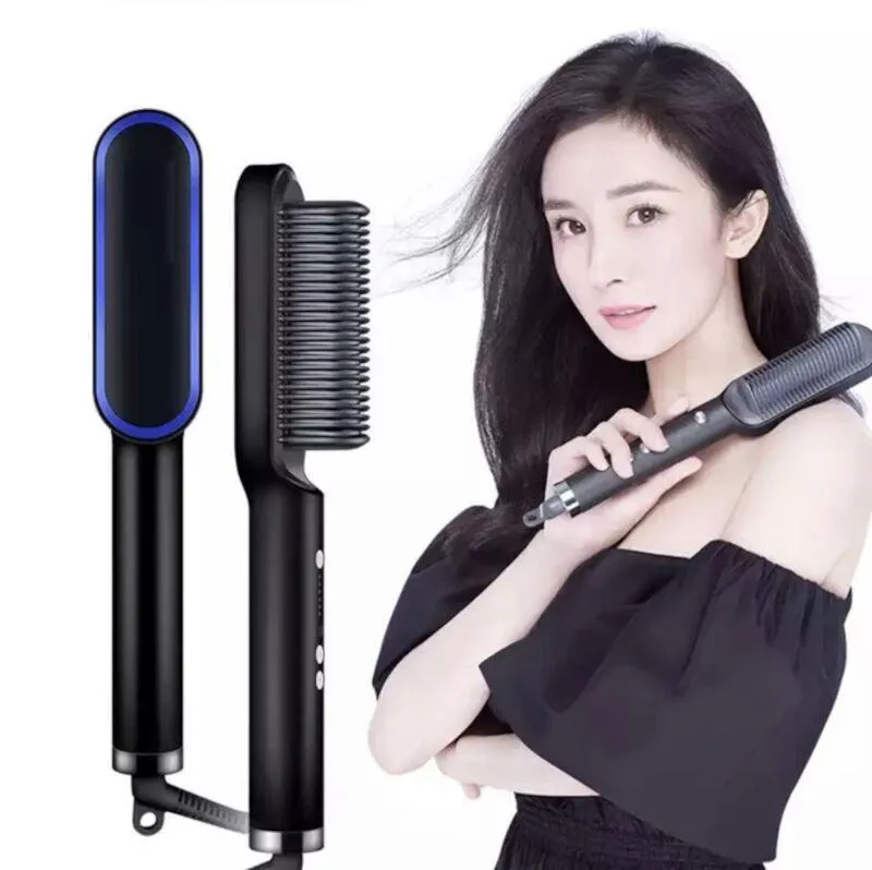 Multifunction Hair Comb Straightener HQT-909