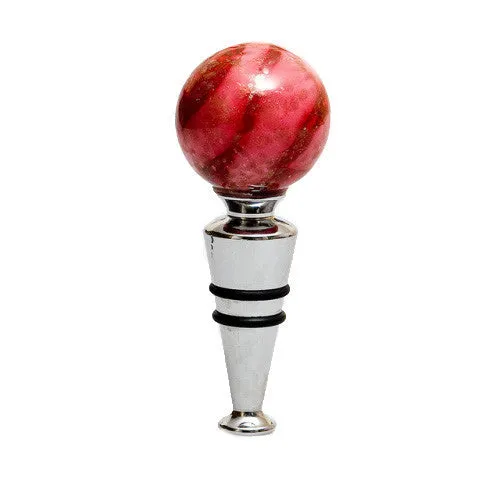 Murano Glass Wine Stopper 'Titian Red'